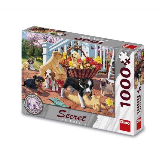 Obrázek Puzzle Štěňata 1000 dílků secret collection