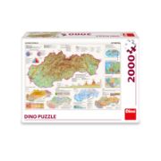 Obrázek Puzzle Mapa Slovenska 2000 dílků