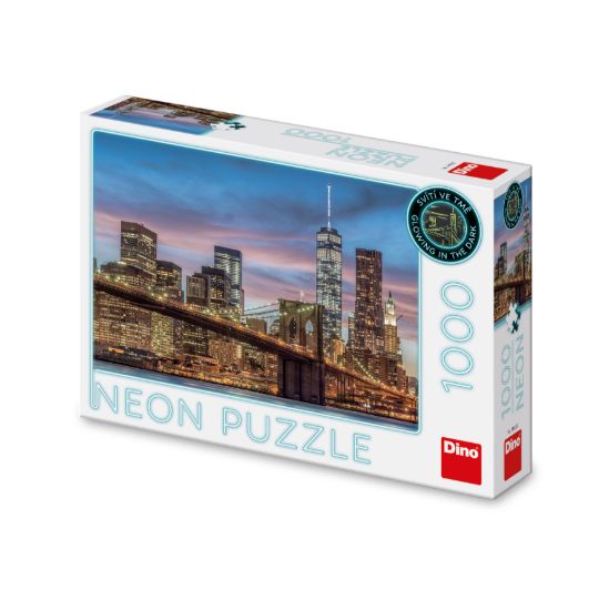 Obrázek Puzzle New York 1000 dílků neon