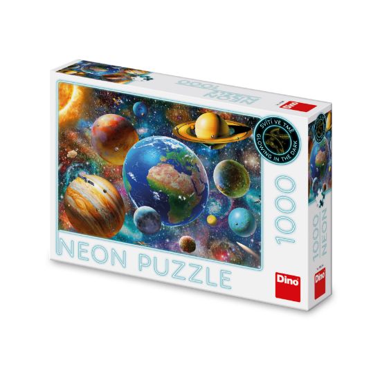 Obrázek Puzzle Planety 1000 dílků neon