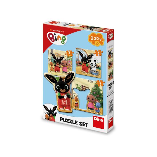 Obrázek Puzzle set  Bing a kamarádi 3–5 dílků baby