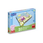 Obrázek Dřevěné kostky Peppa Pig: Veselý den – 20 kostek