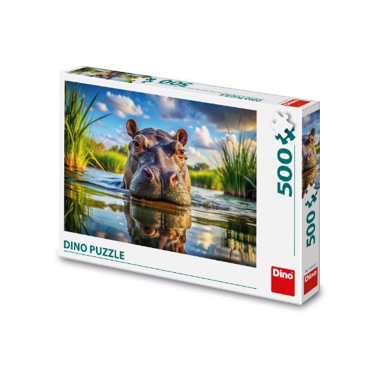 Obrázek Puzzle Roztomilý hroch 500 dílků