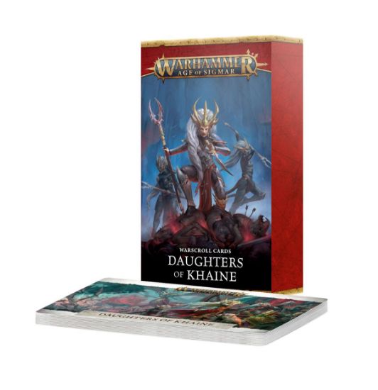 Obrázek WARSCROLL CARDS: DAUGHTERS OF KHAINE ENG