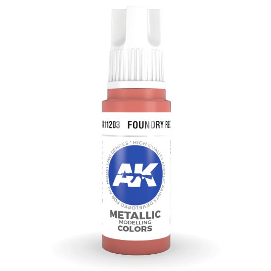 Obrázek AK Interactive: General Series - Metallic Foundry Red