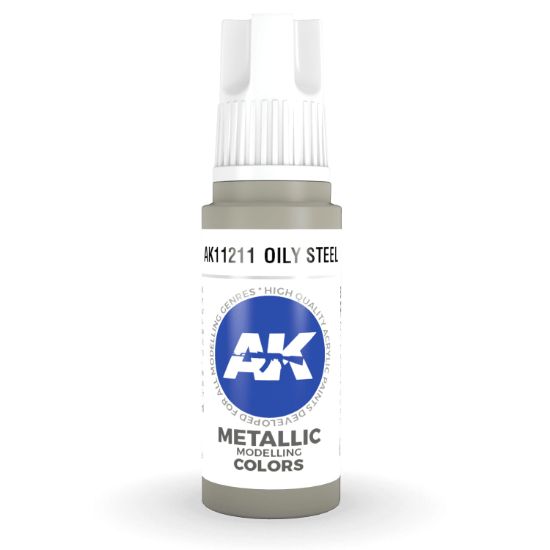 Obrázek AK Interactive: General Series - Metallic Oily Steel