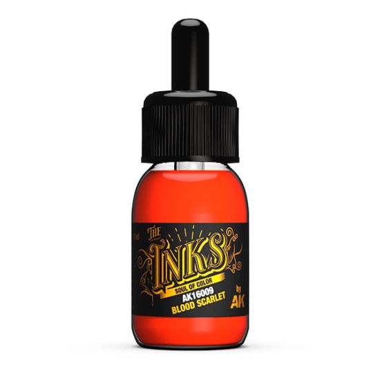 Obrázek AK Interactive: Inks - Blood Scarlet