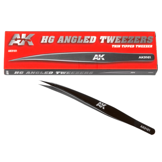 Obrázek AK Interactive: Pinzeta HG Angled Thin Tipped