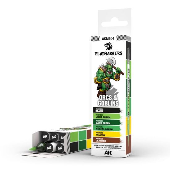 Obrázek AK Interactive: Playmarkers - Orcs & Goblins (6 barev)