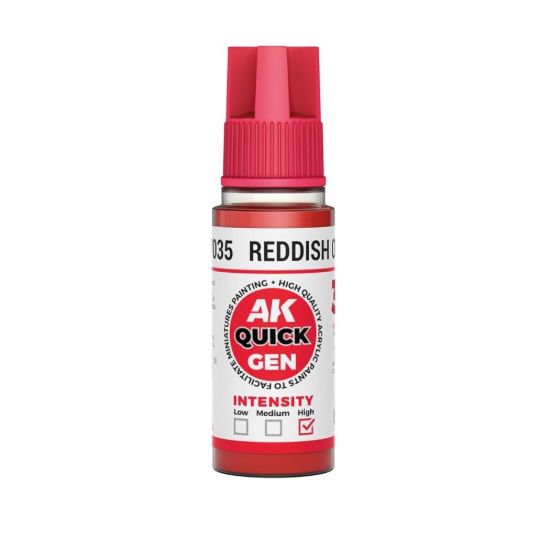 Obrázek AK Interactive: Quick Gen - Reddish Orange 18 ml
