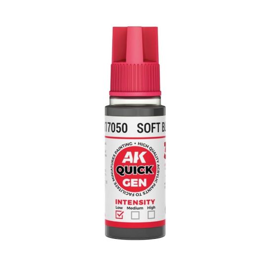 Obrázek AK Interactive: Quick Gen - Soft Black 18 ml