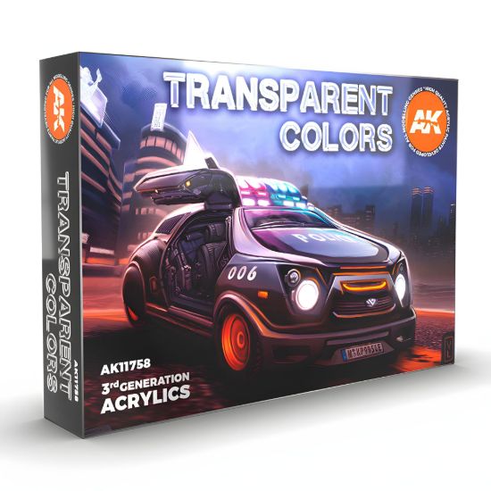 Obrázek AK Interactive - Transparent Colors Set (6 barev)