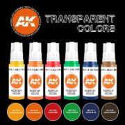 Obrázek AK Interactive - Transparent Colors Set (6 barev)